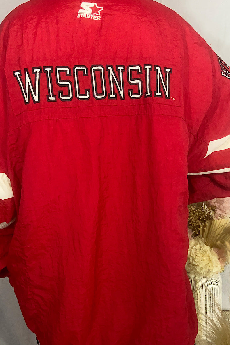 Vintage Wisconsin Badgers Starter Jacket - XL