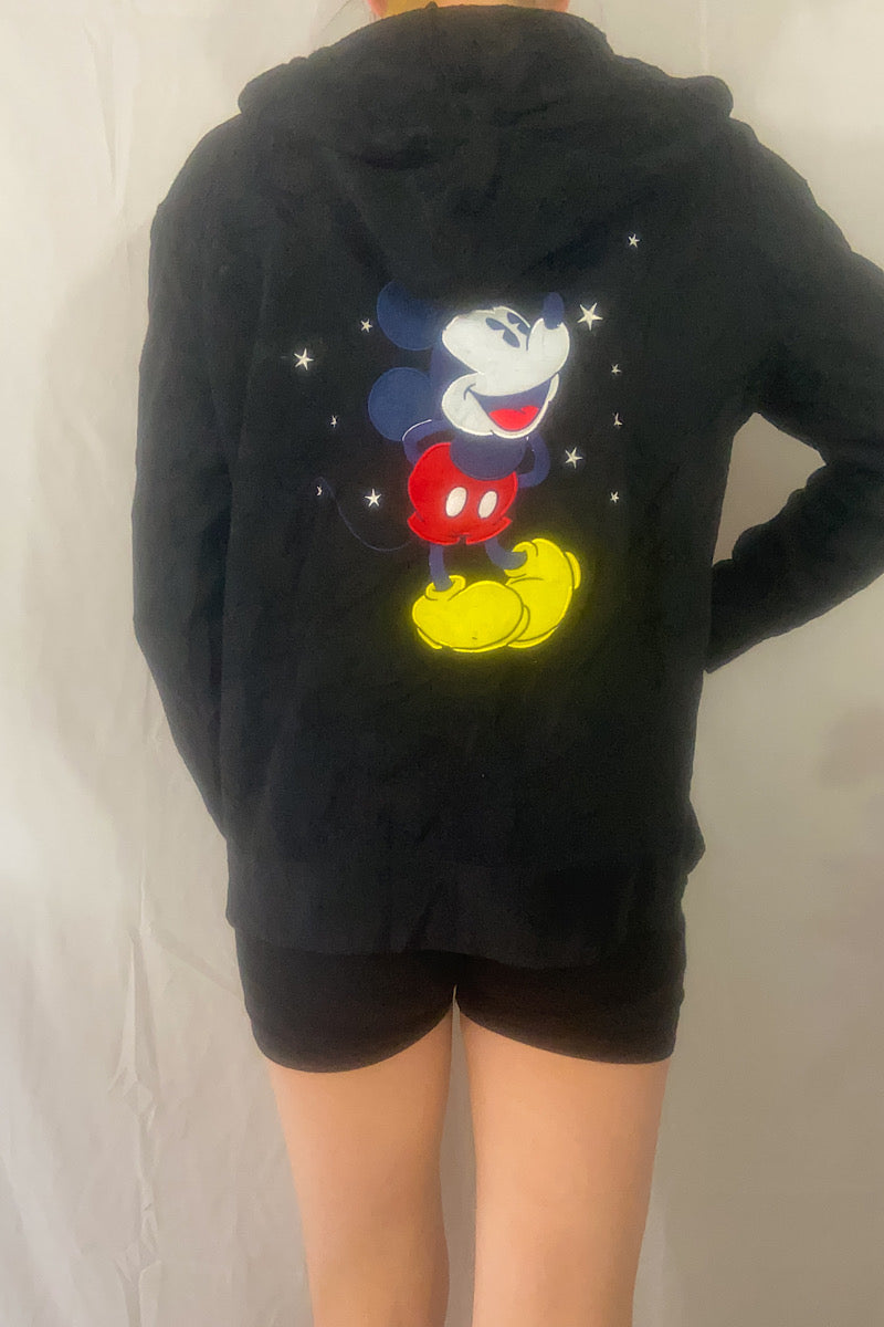 Mickey Zip Through Hoodie - Medium