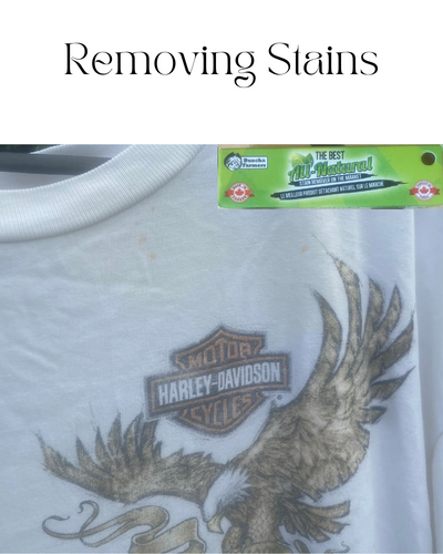 Stain Removal Secrets: How to Safely Clean Vintage Tees