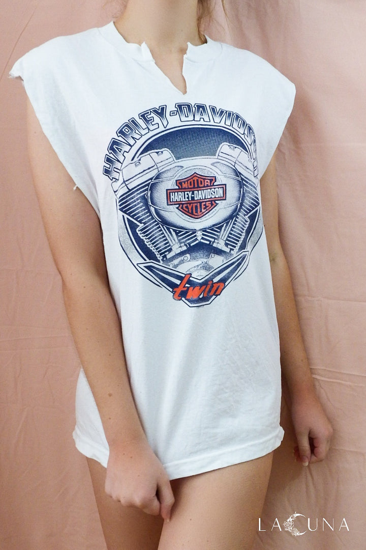 Harley Davidson Vintage Singlet - Size Medium