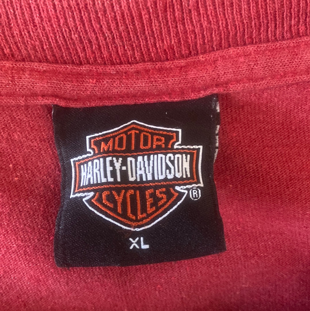 Restyled Harley Davidson Long Sleeve Tee - XL