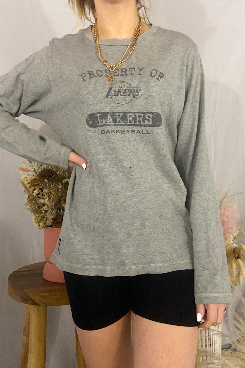 Lakers Long Sleeve tee- Large