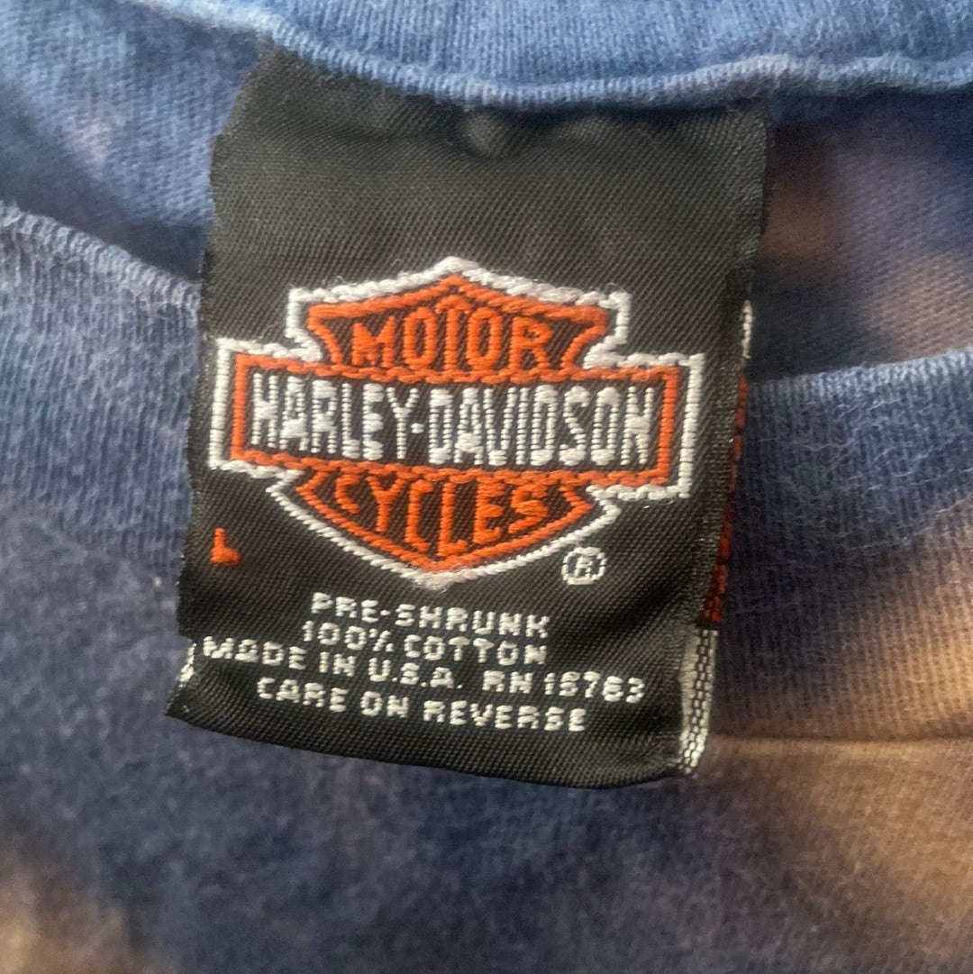 Restyled Harley Davidson Vintage Tee - Size Large