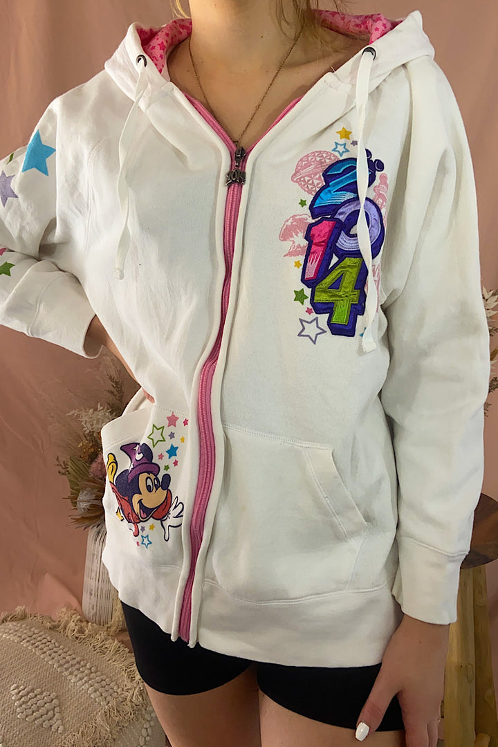 Disney Zip Up Hoodie - XL