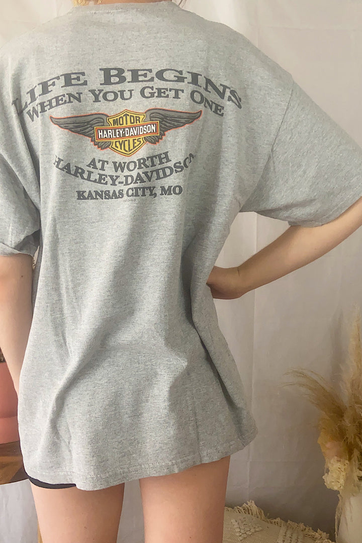 Harley Davidson Vintage Tee - Size Large