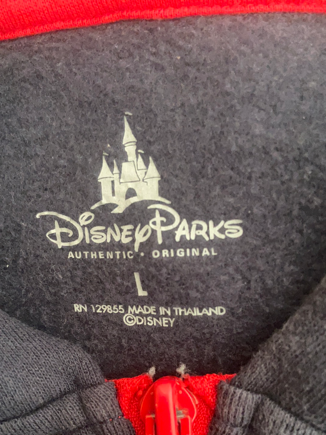 Disney Zip Up Jacket- Large