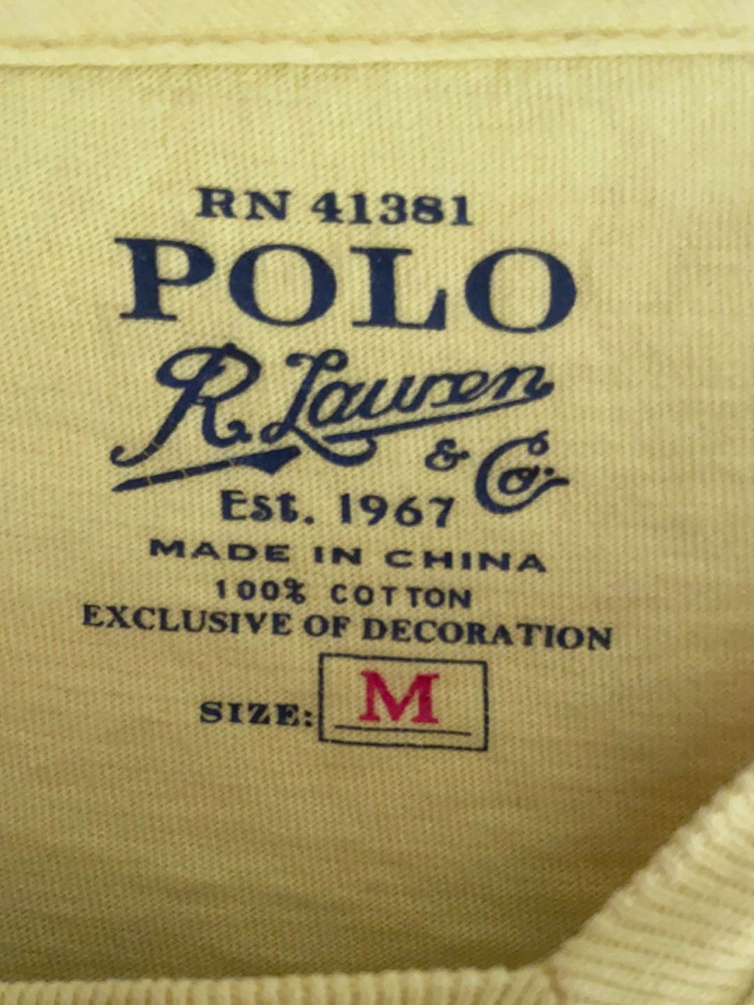 Ralph Lauren Tee - Medium