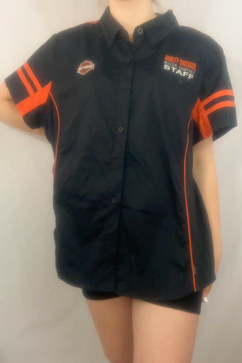 Harley Davidson Vintage Staff T Shirt - Medium