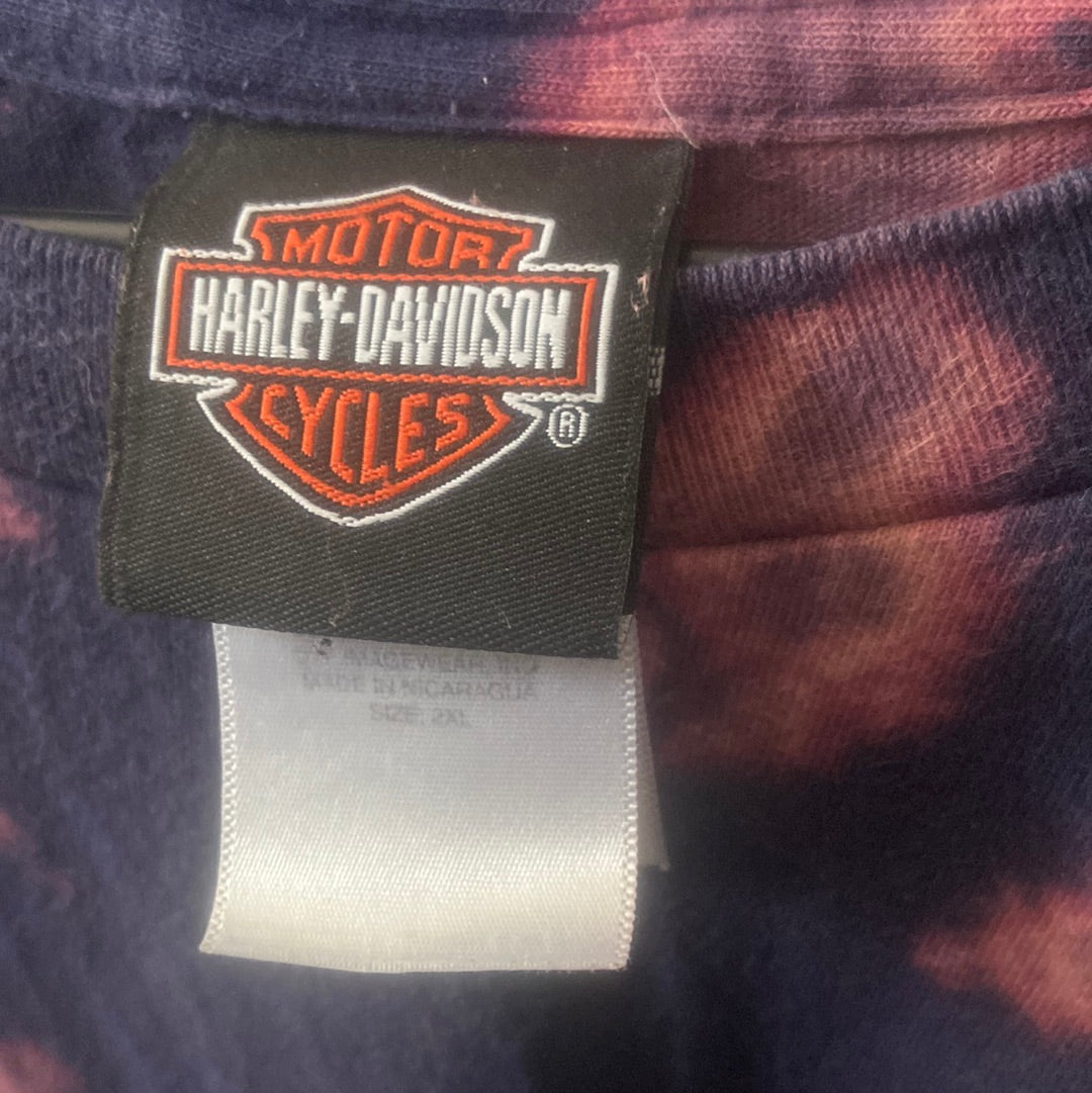 Restyled Harley Davidson Long Sleeve Tee - 2XL