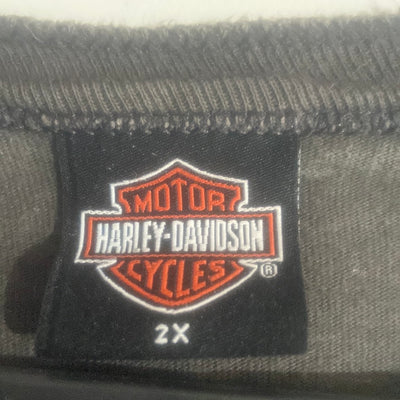 Harley Davidson Long Sleeve Polo Tee - 2XL