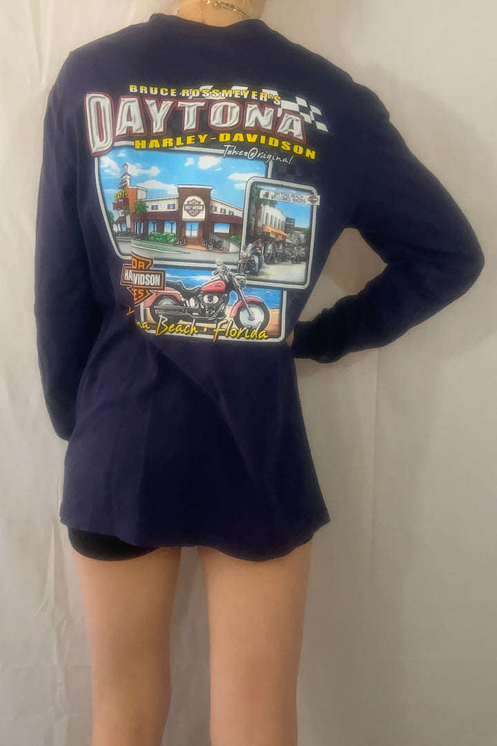 Harley Davidson Daytona Beach Long Sleeve Tee - Medium