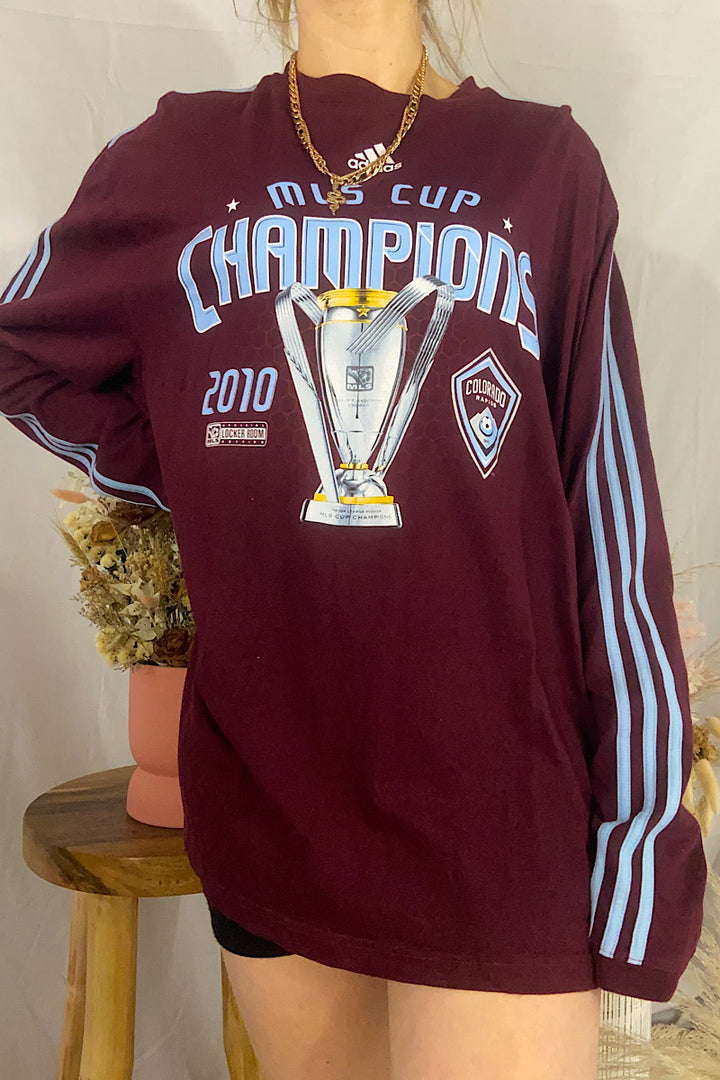 Adidas MLS Cup Long Sleeve Tee - Large