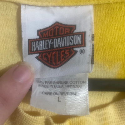 Restyled Harley Davidson Long Sleeve Tee - Large