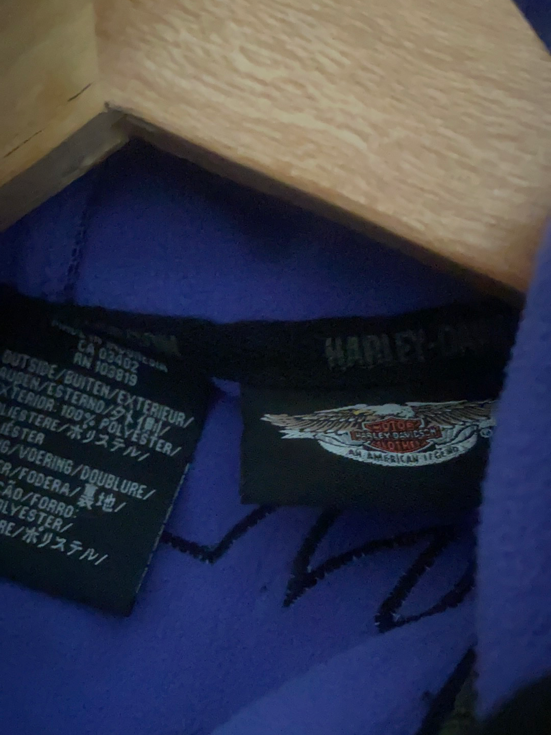 Harley Davidson Zip Thru Jacket - Large