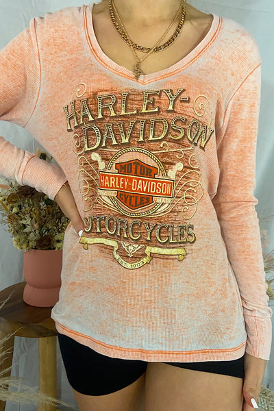 Harley Davidson Long Sleeve Tee - Medium