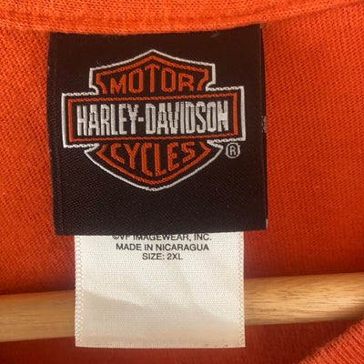 Harley Davidson Long Sleeve Cropped Tee - XL