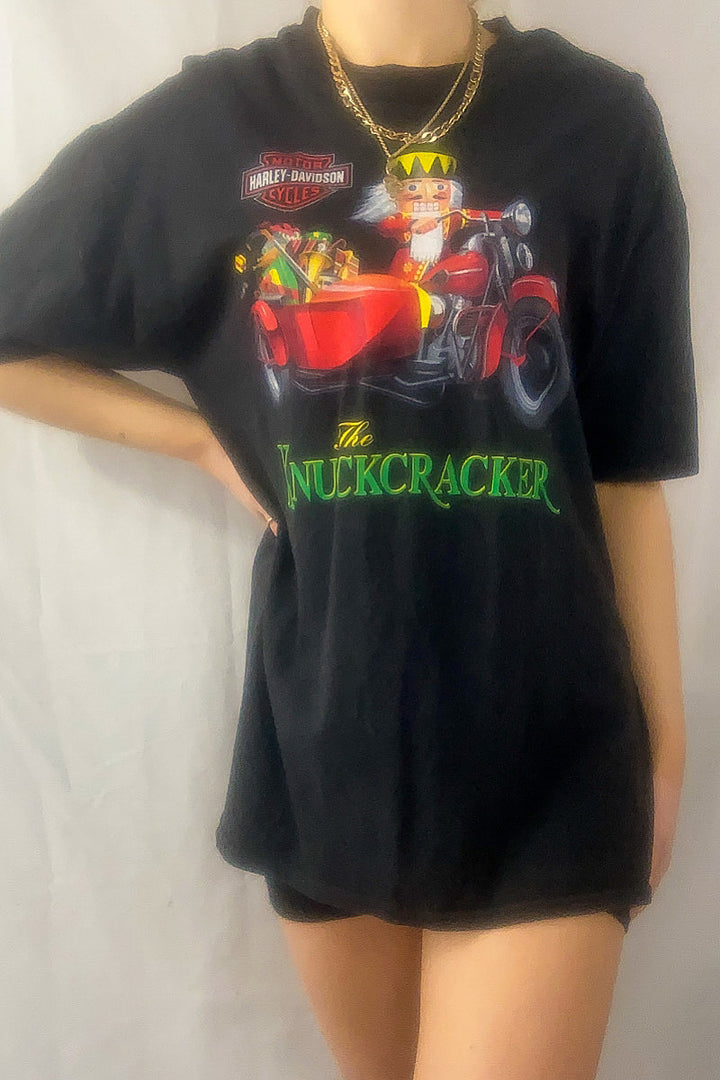 1995 Harley Davidson Knuckcracker Tee - Large