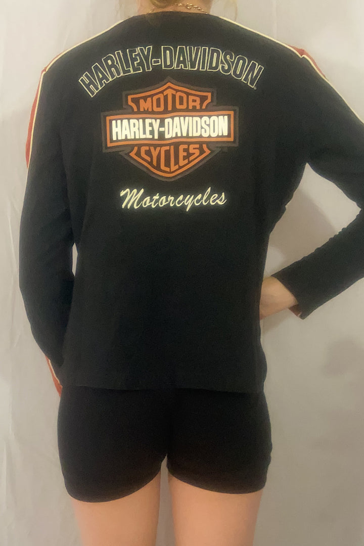 Vintage Harley Davidson Long Sleeve Tee - Large