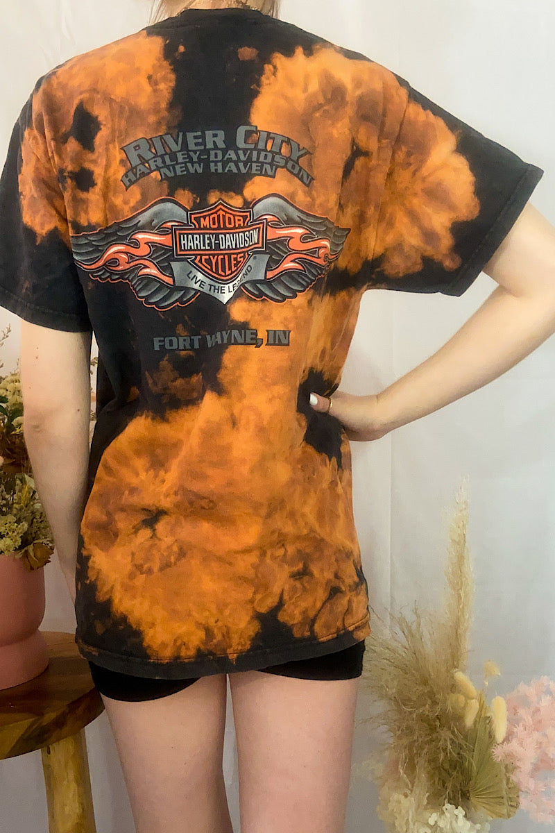 Restyled Harley Davidson Tee - Size Medium