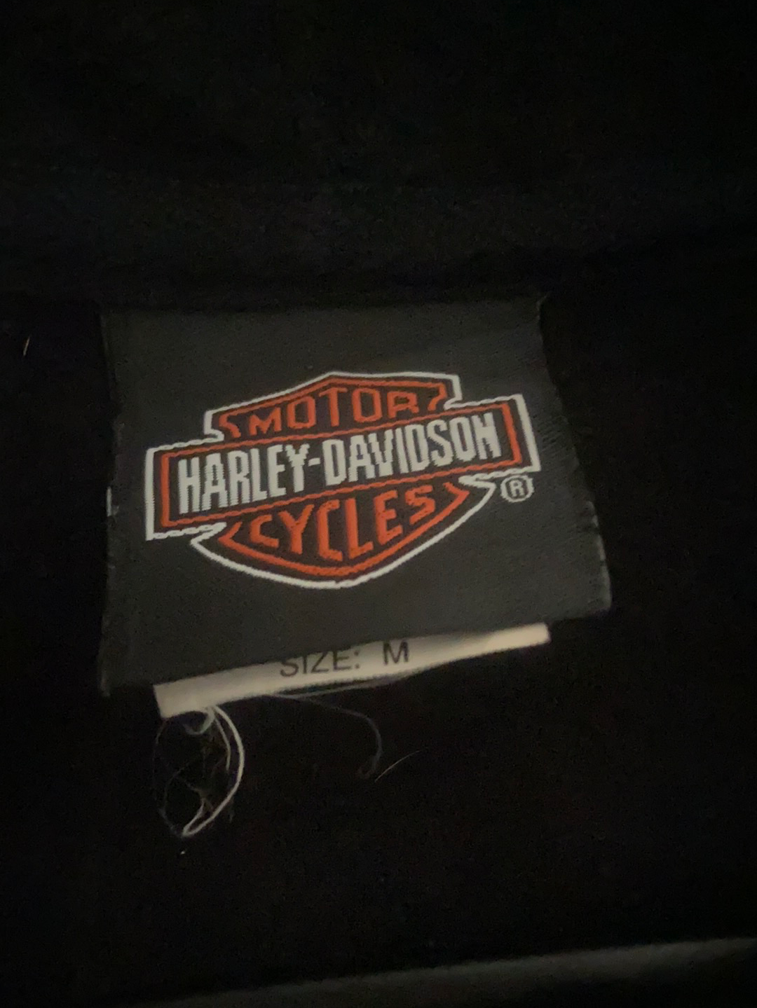 Harley Davidson Zip Thru Hoodie - Medium