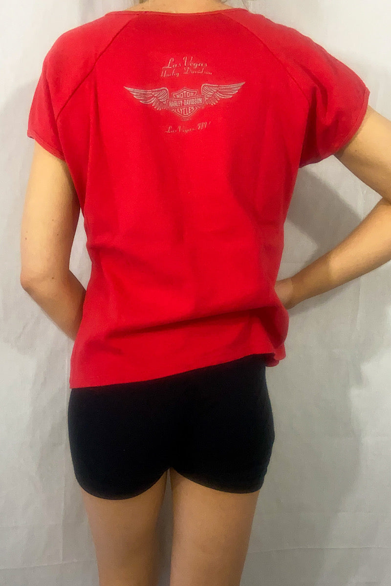 Harley Davidson Cropped Tee