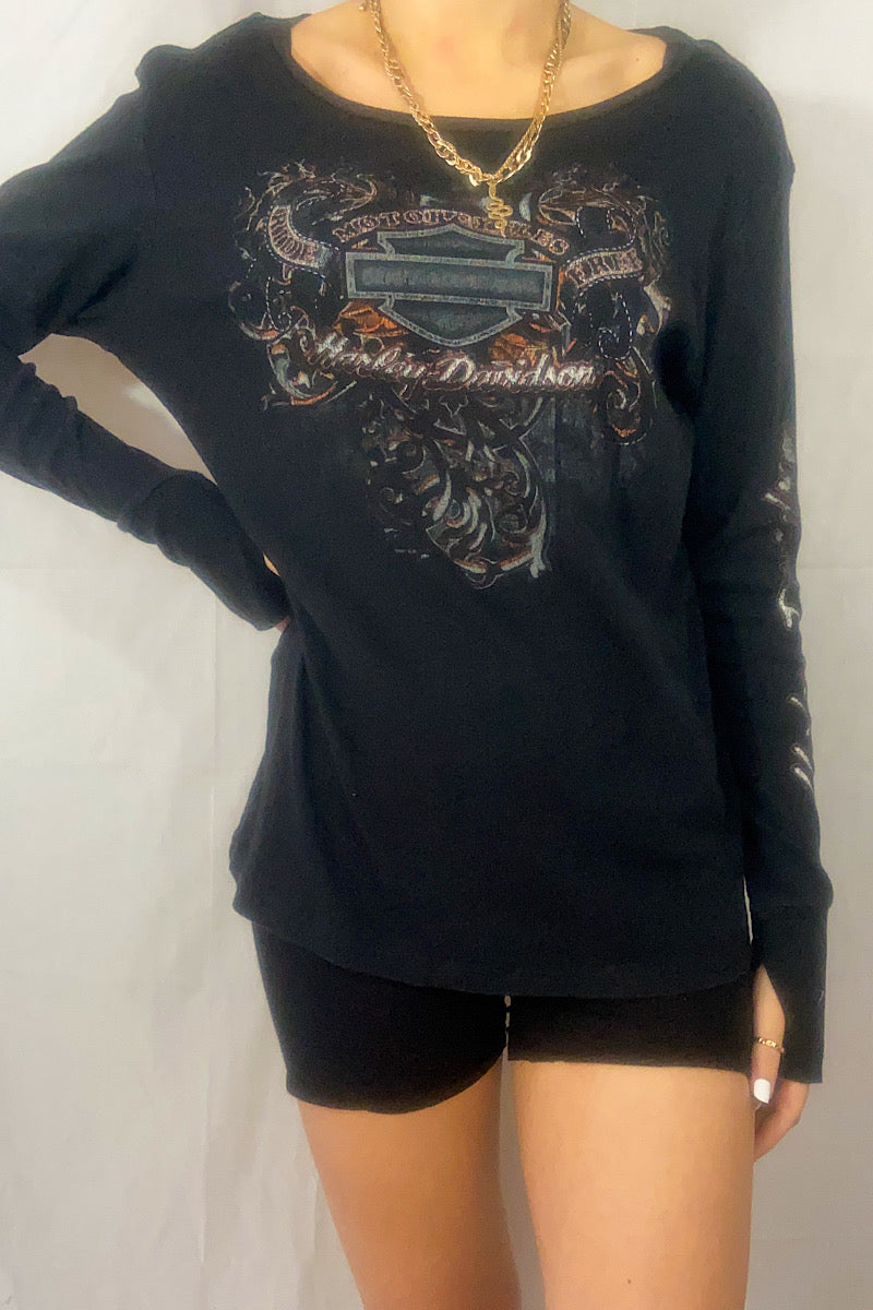 Harley Davidson Long Sleeve Tee - XL